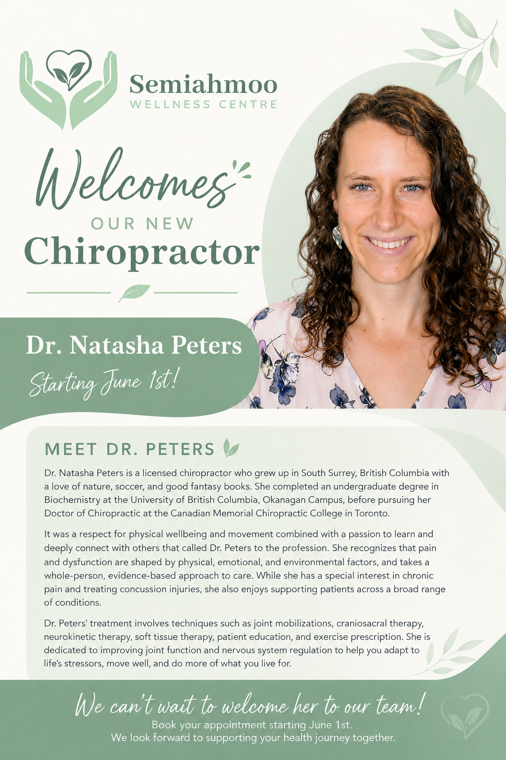 Introduction to Dr. Natasha Peters